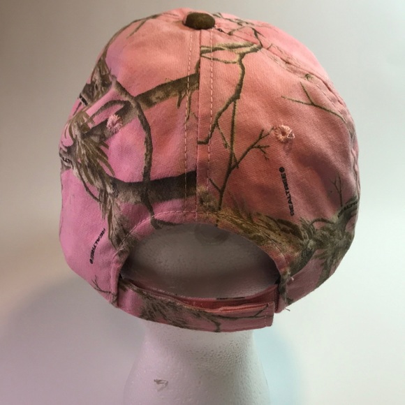 Realtree Cap Hat Pink and Green - Picture 3 of 5